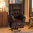 Mcombo Power Lift Recliner Chair with Massage and Heat, Adjustable Headrest & Extended Footrest for Elderly People, Fabric 7533