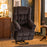Mcombo Power Lift Recliner Chair with Massage and Heat, Adjustable Headrest & Extended Footrest for Elderly People, Fabric 7533