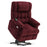 Mcombo Power Lift Recliner Chair with Massage and Heat, Adjustable Headrest & Extended Footrest for Elderly People, Fabric 7533
