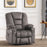 Mcombo Small Power Lift Recliner Chair with Massage and Heat for Short Elderly People, Fabric 7569
