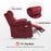 MCombo Lay Flat Lift Recliner with Power Headrest for Small Elderly People, Infinite Position Lift Chair, Massage and Heat, Fabric 7660