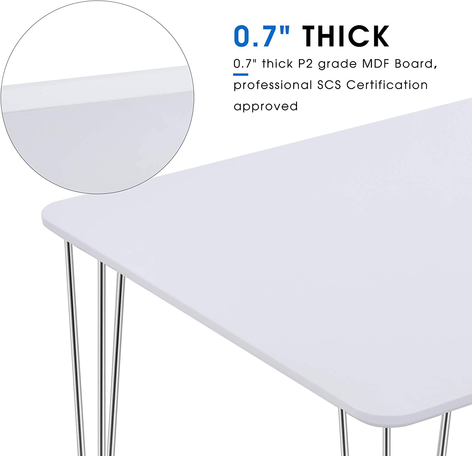 White Dining Table, Lilac-DT