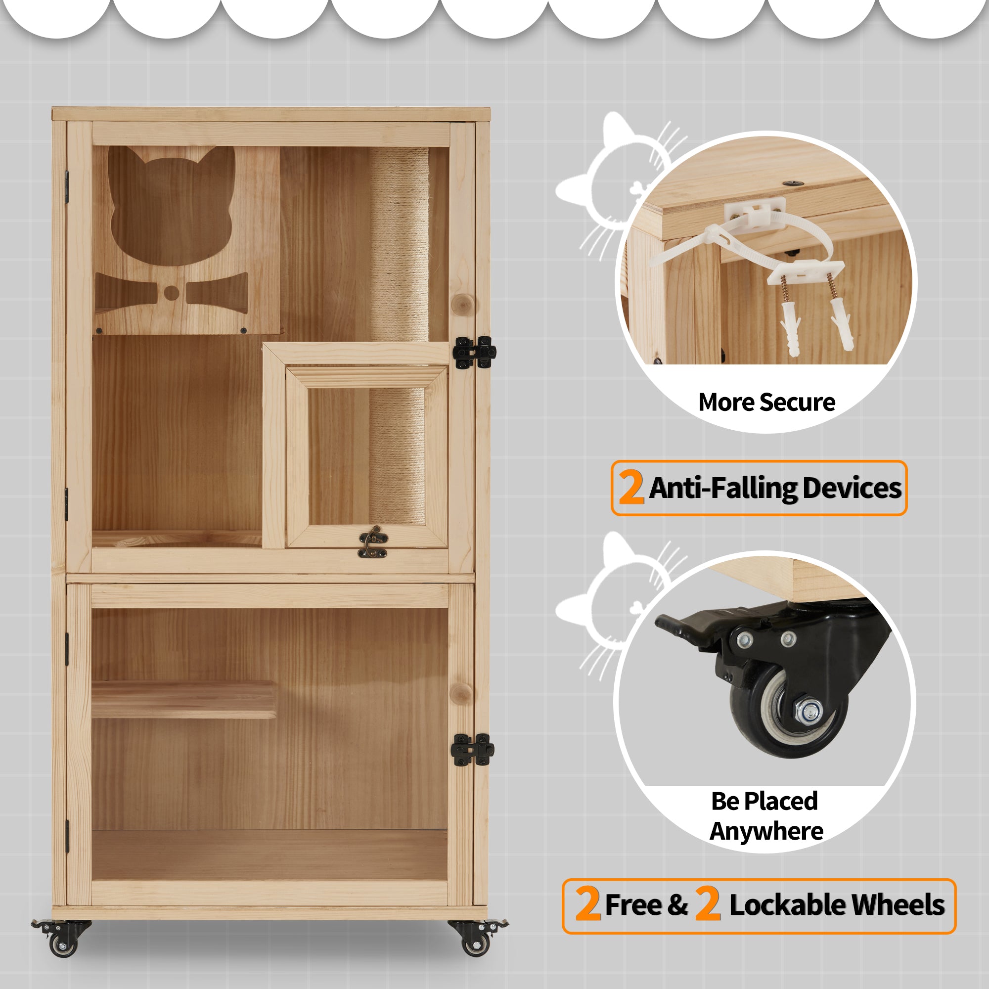 Cat House for Cats/Kittens, CT15