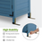 Mcombo Outdoor Wood Storage Cabinet, Small Size Garden Wooden Tool Shed with Double doors, Outside Tools Cabinet for Backyard (24.6”x 18.3”x38.2”) 6059-0985CR