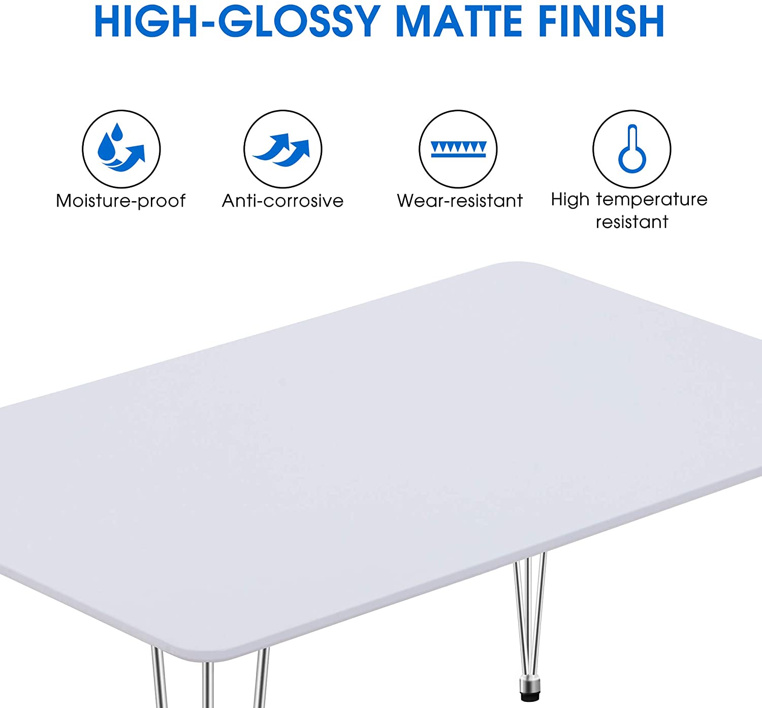 White Dining Table, Lilac-DT