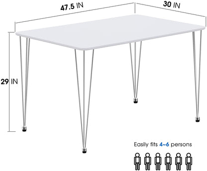 White Dining Table, Lilac-DT
