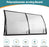 MCombo 40"×40", 40"×80" ,or 40"×120" Window Awning Outdoor Polycarbonate Front Door Patio Cover Garden Canopy 6055-4040/4080/4012