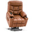 Mcombo Power Lift Recliner Chair for Elderly, 3 Positions, 2 Side Pockets and Cup Holders, USB Ports, Faux Leather 7288