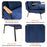 MCombo Accent Recliner Chair with Ottoman, Fabric Couch Bed Chair, Armchair Club Chair, Adjustable Backrest and Headrest, for Living Room Bedroom Office 4055