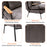 MCombo Accent Recliner Chair with Ottoman, Fabric Couch Bed Chair, Armchair Club Chair, Adjustable Backrest and Headrest, for Living Room Bedroom Office 4055