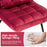Mcombo Accent Chair with Ottoman, Velvet Modern Tufted Wingback Club Chair, Upholstered Leisure Chairs with Metal Legs for Bedroom Living Room 4079