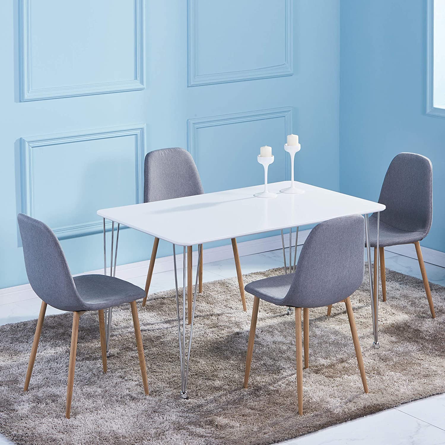 White Dining Table, Lilac-DT
