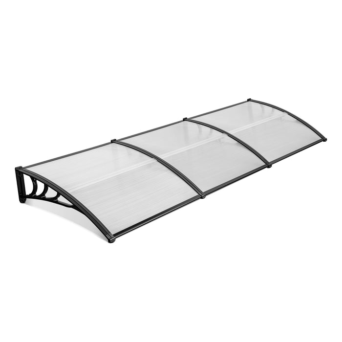 MCombo 40"×40", 40"×80" ,or 40"×120" Window Awning Outdoor Polycarbonate Front Door Patio Cover Garden Canopy 6055-4040/4080/4012
