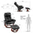 Mcombo Reclining Chairs with Ottoman, 360 Degrees Swivel Recliners with Massage, Faux Leather Ergonomic Lounge Chairs for Living Room Bedroom 4999