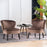 Mcombo Modern Accent Chair, Velvet Tufted Wingback Club Chairs, Leisure Upholstered Side Chair with Wood Legs, Comfy Shell Chair Vanity Chair for Living Room Bedroom Reception 4720
