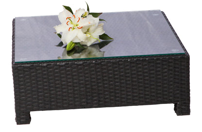 Patio Wicker Furniture Sectional Set, 6080-DIY-RD