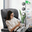 Mcombo Recliner with Ottoman Reclining Chair with Massage and Lumbar Pillow, 360 Degree Swivel Wood Base, Faux Leather 9068