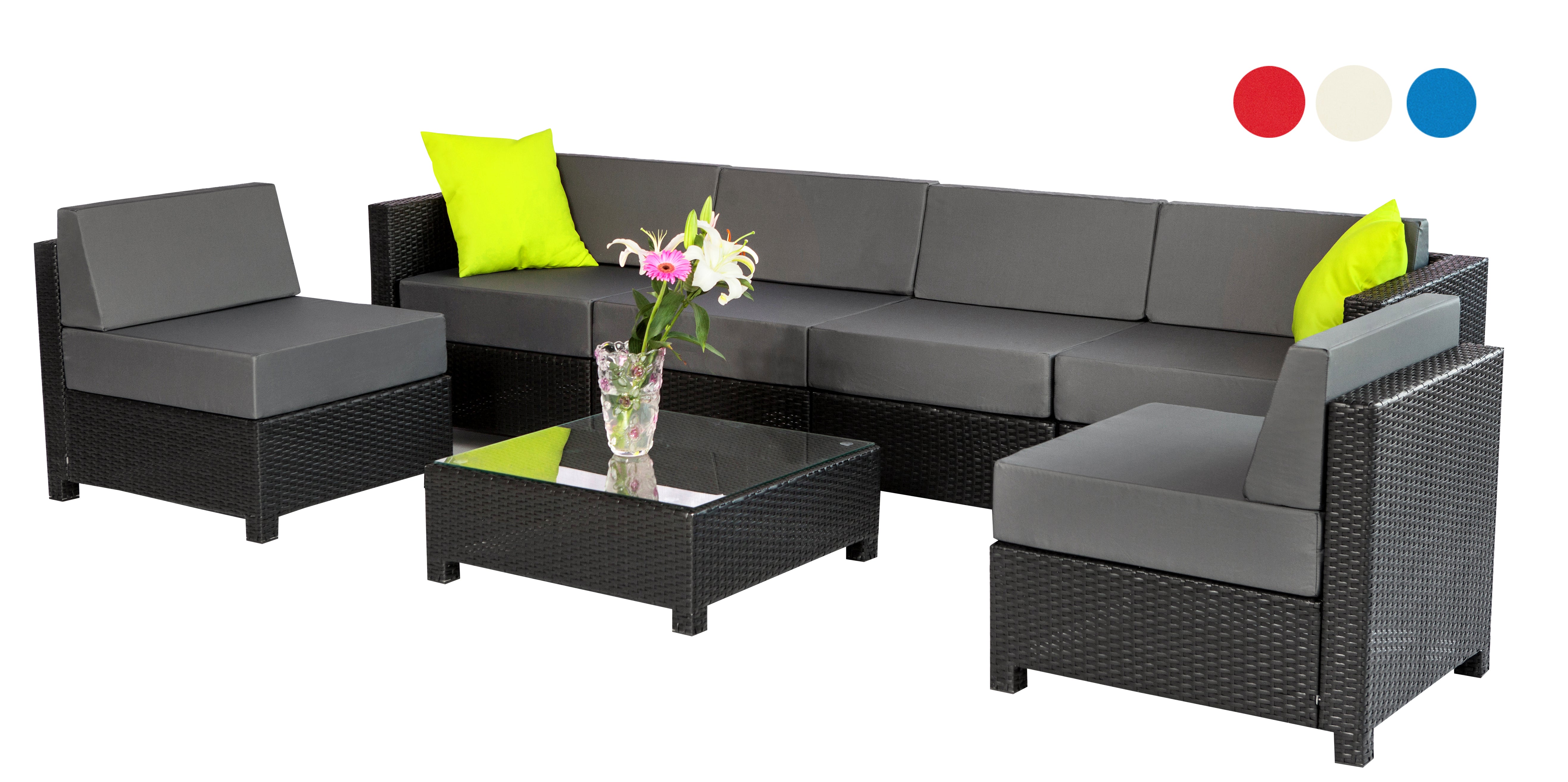 Replacment Cushion Covers For 7PC Wicker Sectional Sofa – MCombo