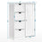 Bathroom Floor Cabinet Wooden Storage Organizer 6700-BT01W