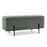 Mcombo Storage Ottoman Bench, Teddy Fabric Upholstered Footstool with  Storage Space, Bed End Bench for Bedroom, Living room, Entryway W709