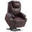 MCombo Large Dual Motor Power Lift Recliner Chair with Massage and Heat for Elderly Big and Tall People, Infinite Position, USB Ports, Cup Holders, Extended Footrest, Faux Leather 7815