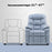 Mcombo Big Kids Recliner Chair with Cup Holders for Boys and Girls Room, 2 Side Pockets, 3+ Age Group,Velvet Fabric 7355/7366