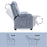 Mcombo Big Kids Recliner Chair with Cup Holders for Boys and Girls Room, 2 Side Pockets, 3+ Age Group,Velvet Fabric 7355/7366