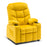 Mcombo Big Kids Recliner Chair with Cup Holders for Boys and Girls Room, 2 Side Pockets, 3+ Age Group,Velvet Fabric 7355/7366