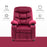 Mcombo Big Kids Recliner Chair with Cup Holders for Boys and Girls Room, 2 Side Pockets, 3+ Age Group,Velvet Fabric 7355/7366