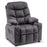Mcombo Big Kids Recliner Chair with Cup Holders for Boys and Girls Room, 2 Side Pockets, 3+ Age Group,Velvet Fabric 7355/7366