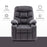Mcombo Big Kids Recliner Chair with Cup Holders for Boys and Girls Room, 2 Side Pockets, 3+ Age Group,Velvet Fabric 7355/7366