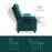 Mcombo Big Kids Recliner Chair with Cup Holders for Boys and Girls Room, 2 Side Pockets, 3+ Age Group,Velvet Fabric 7355/7366