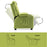Mcombo Big Kids Recliner Chair with Cup Holders for Boys and Girls Room, 2 Side Pockets, 3+ Age Group,Velvet Fabric 7355/7366