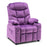 Mcombo Big Kids Recliner Chair with Cup Holders for Boys and Girls Room, 2 Side Pockets, 3+ Age Group,Velvet Fabric 7355/7366