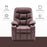 Mcombo Big Kids Recliner Chair with Cup Holders for Boys and Girls Room, 2 Side Pockets, 3+ Age Group,Velvet Fabric 7355/7366