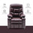 Mcombo Big Kids Recliner Chair with Cup Holders for Boys and Girls Room, 2 Side Pockets, 3+ Age Group,Velvet Fabric 7355/7366