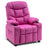 Mcombo Big Kids Recliner Chair with Cup Holders for Boys and Girls Room, 2 Side Pockets, 3+ Age Group,Velvet Fabric 7355/7366