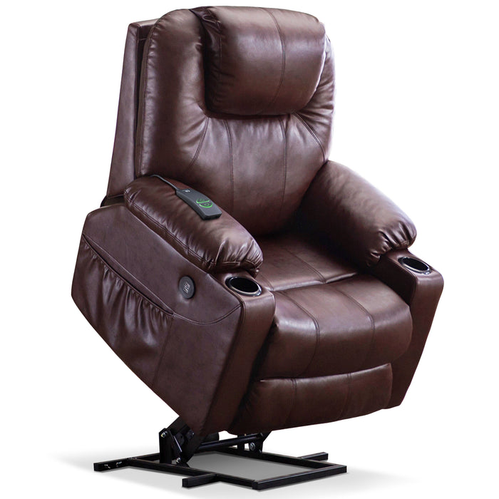 MCombo Power Lift Recliner Chair with Massage and Heat for Elderly, 3