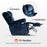 Mcombo Infinite Position Lift Chair with Power Headrest for Elderly People, Lay Flat Power Lift Recliner, Dual Motor, Extended Footrest, USB Ports, 2 Side Pockets, Fabric 7630