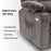 Mcombo Small Power Lift Recliner Chair with Massage and Heat for Short Elderly People, Fabric 7569