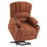 Mcombo Electric Power Lift Recliner Chair Sofa with Massage and Heat for Elderly, Extended Footrest, Hand Remote Control, 2 Side Pockets, Cup Holders, USB Ports, Fabric 7095