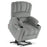 Mcombo Electric Power Lift Recliner Chair Sofa with Massage and Heat for Elderly, Extended Footrest, Hand Remote Control, 2 Side Pockets, Cup Holders, USB Ports, Fabric 7095