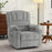 Mcombo Electric Power Lift Recliner Chair Sofa with Massage and Heat for Elderly, Extended Footrest, Hand Remote Control, 2 Side Pockets, Cup Holders, USB Ports, Fabric 7095