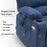 Mcombo Electric Power Lift Recliner Chair Sofa with Massage and Heat for Elderly, Extended Footrest, Hand Remote Control, 2 Side Pockets, Cup Holders, USB Ports, Fabric 7095