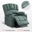 Mcombo Electric Power Lift Recliner Chair Sofa with Massage and Heat for Elderly, Extended Footrest, Hand Remote Control, 2 Side Pockets, Cup Holders, USB Ports, Fabric 7095