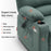 Mcombo Electric Power Lift Recliner Chair Sofa with Massage and Heat for Elderly, Extended Footrest, Hand Remote Control, 2 Side Pockets, Cup Holders, USB Ports, Fabric 7095