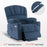 Mcombo Electric Power Lift Recliner Chair Sofa with Massage and Heat for Elderly, Extended Footrest, Hand Remote Control, 2 Side Pockets, Cup Holders, USB Ports, Fabric 7095