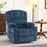 Mcombo Electric Power Lift Recliner Chair Sofa with Massage and Heat for Elderly, Extended Footrest, Hand Remote Control, 2 Side Pockets, Cup Holders, USB Ports, Fabric 7095