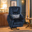 Mcombo Electric Power Lift Recliner Chair with Extended Footrest for Elderly People, 3 Positions, Hand Remote Control, Lumbar Pillow, 2 Cup Holders, USB Ports, 2 Side Pockets, Fabric 7507