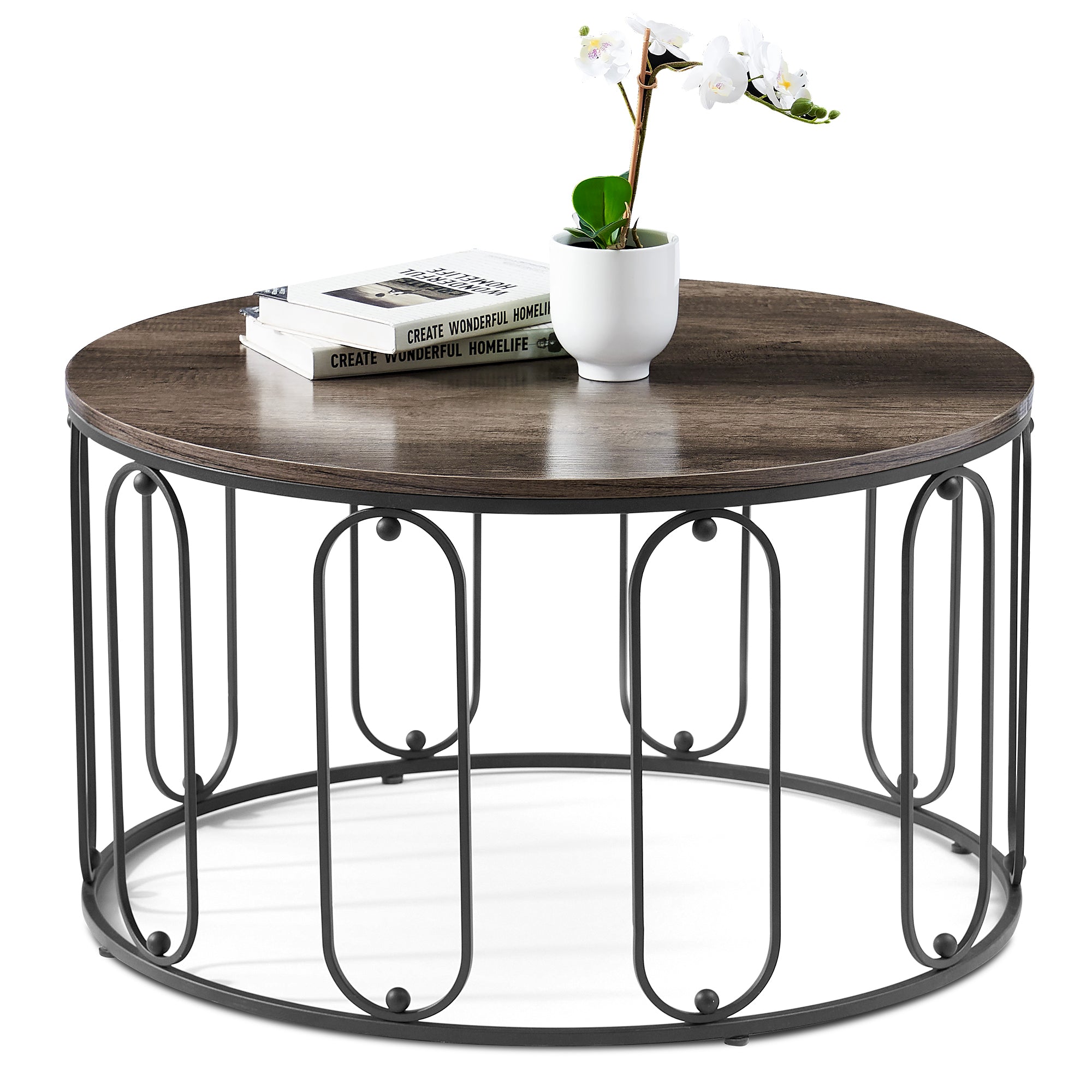 Round Coffee Table, Orchid-S32